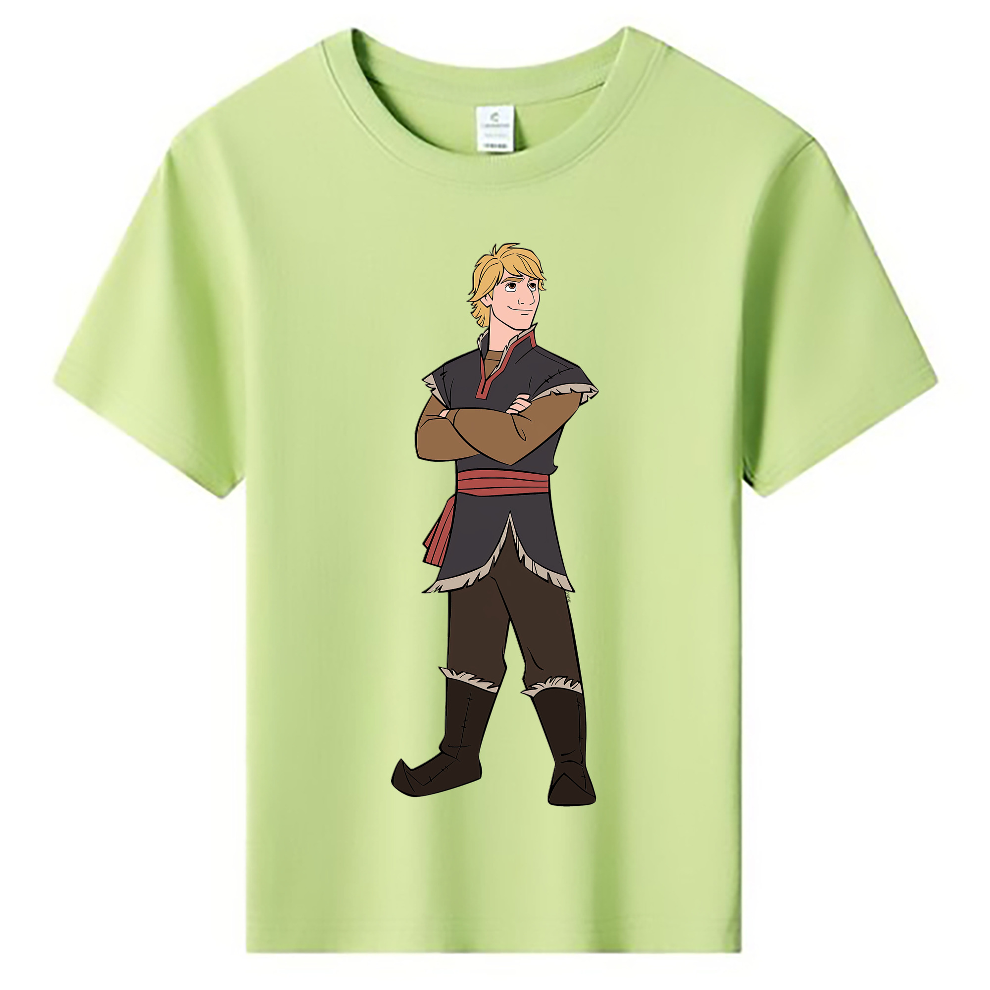 （画像用） アナと雪の女王 アンナ エルサ Frozen Anna Elsa 綿100％キッズTシャツ（フロントプリント）